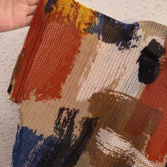 Top Boho Ligero Estampado Artístico (Boho Lightweight Art Print Top) - Picture 6 of 7